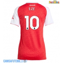 Camisa de time de futebol Arsenal Eberechi Eze #10 Replicas 1º Equipamento Feminina 2025-26 Manga Curta